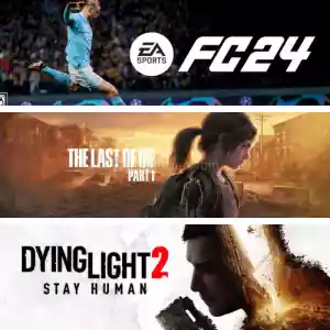 Fc 24 + The Last Of Us Part I + Dying Light 2