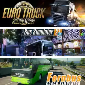 Ets2 + Bus Simulator 21 + Fernbus Simulator