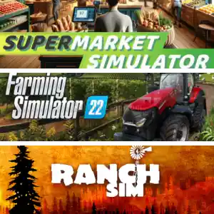 Ranch Simulator + Supermarket Simulator + Farming Simulator 22