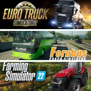 Ets2 + Fernbus Simulator + Farming Simulator 22