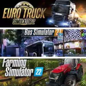 Ets2 + Bus Simulator 21 + Farming Simulator 22