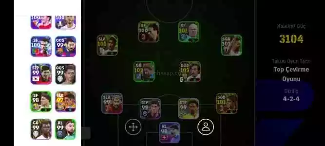 Pes 2024 Müthiş Hesap Tek Bağ