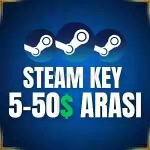 En Az 5$-50$ Steam Random Key