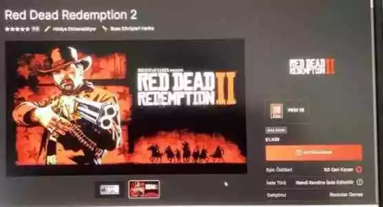 Rdr2+Assasins Creed Origins+Assasins Creed 3 Lu Hesap