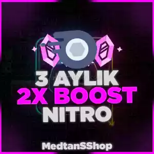 2X Boost 3 Aylık Discord Nitro + Garanti