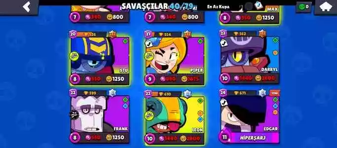 14K Lik Hesap  40 Oyunculu