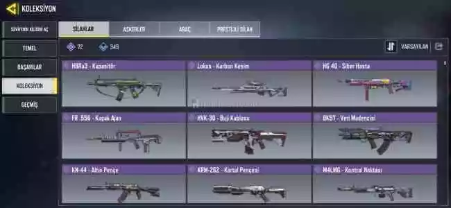 Call Of Duty Mobile 158Lvl Destansı Skinli Hesap