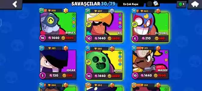 Brawl Stars Satılık Hesap