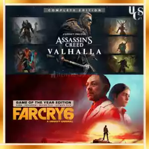 Assassins Creed Valhalla Complete Edition + Far Cry 6 Game of the Year Edition