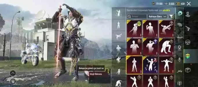 Godzilla M4+18 Destansı+Buz Diyarı Kask+5 Destansı Amblem