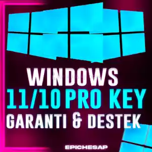 Windows Lisans Keyleri: 10/11 Pro, Garantili