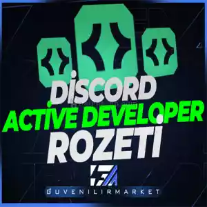 Discord Active Developer Rozeti / Kalıcı