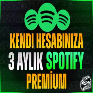 Anlık | Kendi Hesabına 3 Aylık Spotify Premium Kod