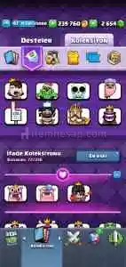 Clash Royale 7K Kupa 8 Yıllık Hesap