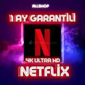 [Sorunsuz 4K Uhd] Netflix 1 Ay Garantili Premium