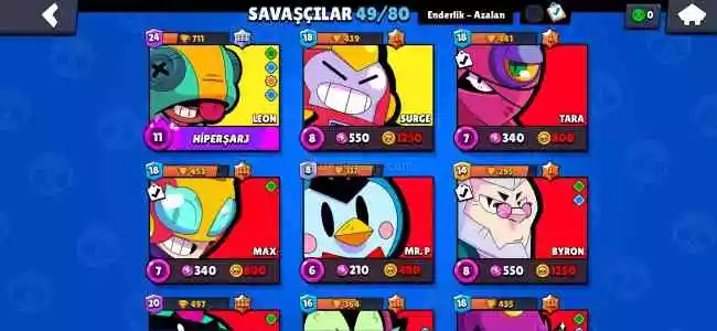 Brawl Stars 19K Kupalı Hesap