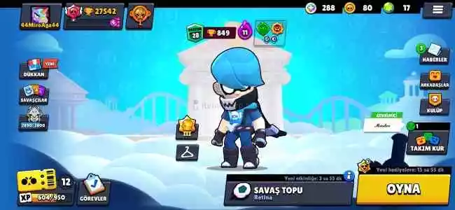 27K Kupalı Efsane Hesap