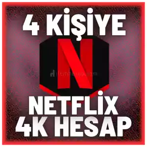 [Sorunsuz 4K Uhd] Netflix 1 Ay Garantili Premium