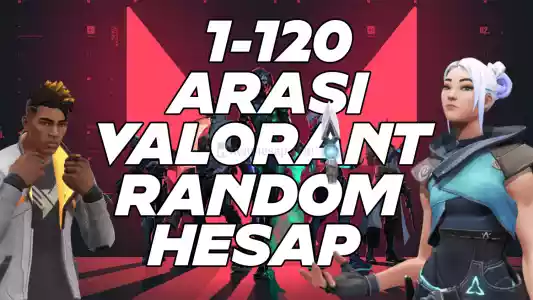 [Vıp] 1-120 Skin Garantili Valorant Random Hesap