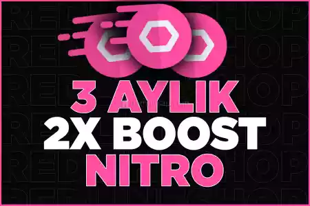 3 Aylık Discord Nitro 2X Boost