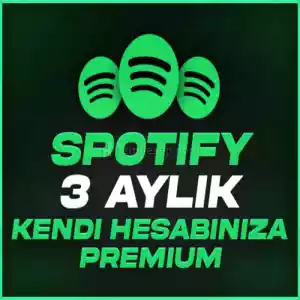 Anlık | Kendi Hesabına 3 Aylık Spotify Premium Kod