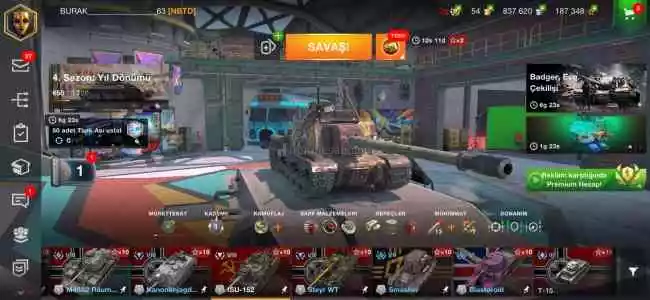 World Of Tanks Blitz 4 Yıllık + Premium