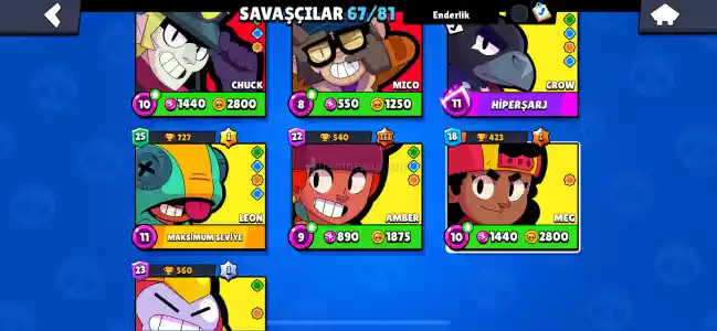 Brawl Stars 33 K Kupa Efsanevi Mailli Hesap