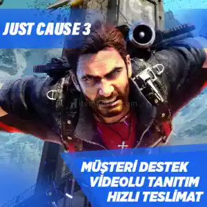 Just Cause 3 Steam [Garanti + Destek + Video + Otomatik Teslimat]