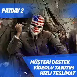 PAYDAY 2 Steam [Garanti + Destek + Video + Otomatik Teslimat]