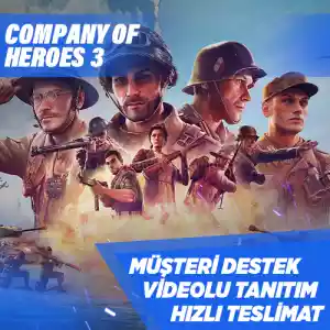 Company of Heroes 3 Steam [Garanti + Destek + Video + Otomatik Teslimat]