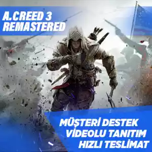 Assassins Creed 3 Remastered Steam [Garanti + Destek + Video + Otomatik Teslimat]