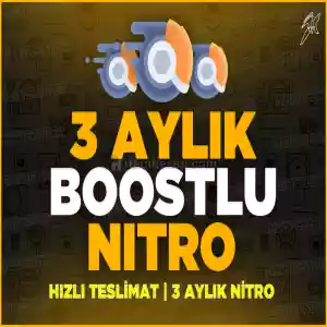 3 Aylık Discord Nitro 2X Boost