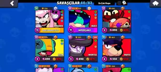 Brawl Stars Kasılmalık Hesap