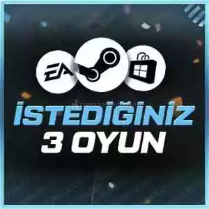 İstediğiniz 3 Oyun [Garanti + Destek]