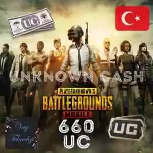 Pubg Mobile 660 UC Unknown Cash Türkiye ID