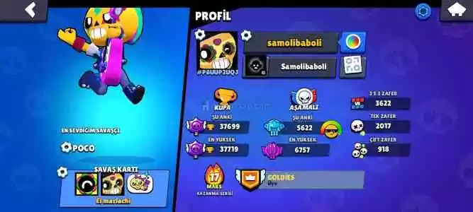 Brawl Stars 38K Hesap