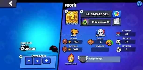 Brawl Stars Başlangıç Hesap