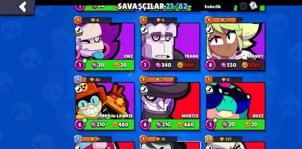 Brawl Stars Başlangıç Hesap