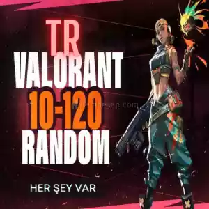 (Tr)Valorant 10-120 Skin Random Hesap