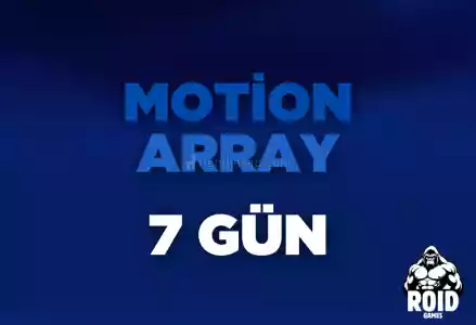 Motion Array 7 Günlük Kişisel Hesap | Webpanel