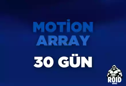 Motion Array 30 Günlük Kişisel Hesap | Webpanel