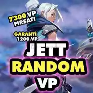 VALORANT JETT RANDOM VP (1200 VP GARANTİ)