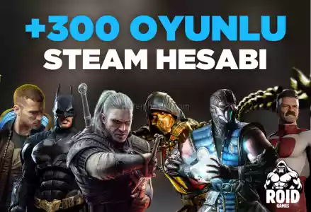 +300 Oyunlu Bomba Steam Hesabı | Çevrimdışı Kullanım