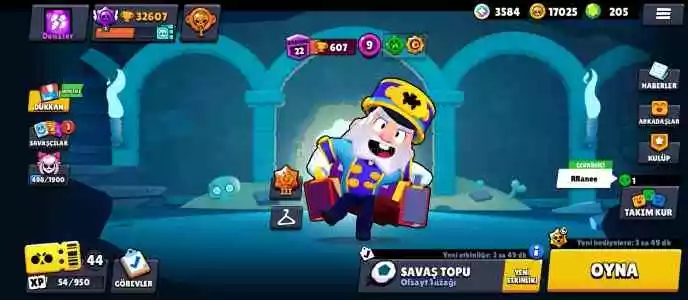 Müthiş Brawl Stars Hesap 125+Kostüm