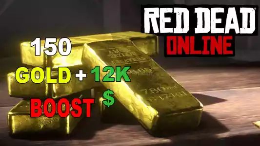 150 GOLD + 25K $ DOLAR RDR 2 ONLİNE BOOST PAKET