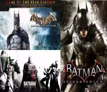 Batman Arkham Asylum + Batman: Arkham City + Batman Arkham Knight + [Garanti]