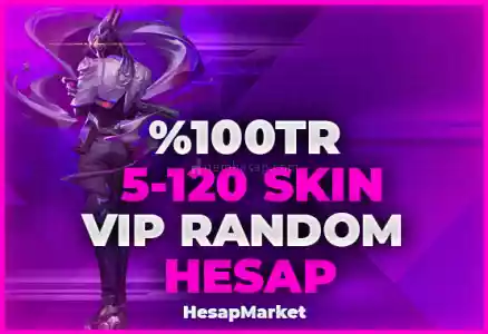 VALORANT 5-120 SKIN VIP  RANDOM HESAP