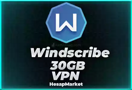 Windscribe VPN HESAP (30 GB)