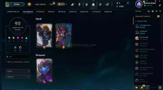 Tr Zümrüt 2 91 Kostüm Hesaba Giren Rp Değerinin Altında Satıyorum