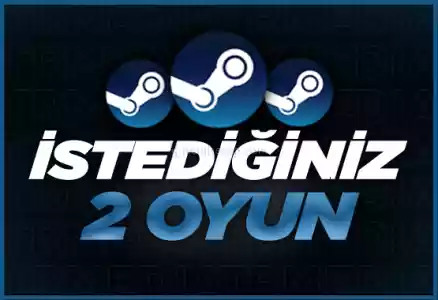 İstediğiniz 2 Steam Oyunu [Garanti + Destek]